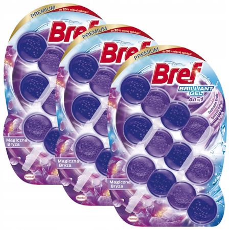 Bref Brilliant Zawieszka WC Magiczna Bryza 3x42g x3