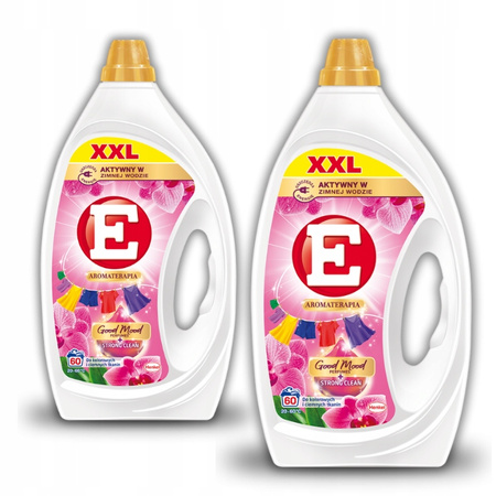 E Żel do Prania Korowych i Ciemnych Tkanin Orchidea XXL 2,97L 60 prań x2