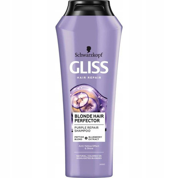 Gliss Blonde Fioletowy Szampon Włosów Blond 250 ml