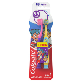 Colgate Smiles Kids Szczoteczka do Mycia Zębów dla Dzieci 3-5 lat 2 szt.