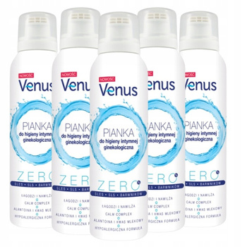 Venus Pianka do Higieny Intymnej Ginekologiczna Bez SLS i SLES 200ml x5