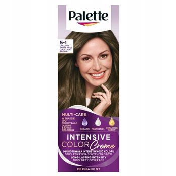 Palette Farba do Włosów 5-1 Chłodny Jasny Brąz
