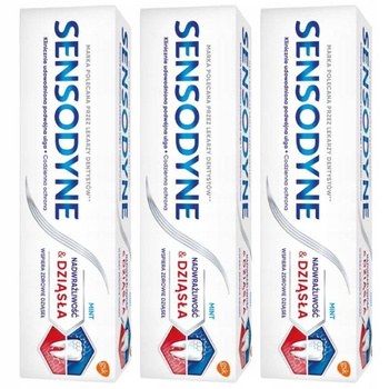 Sensodyne Nadwrażliwość White Pasta do Zębów 75 x3