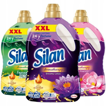 Silan Aromatherapy Płyn do Płukania Tkanin 2,7L x3
