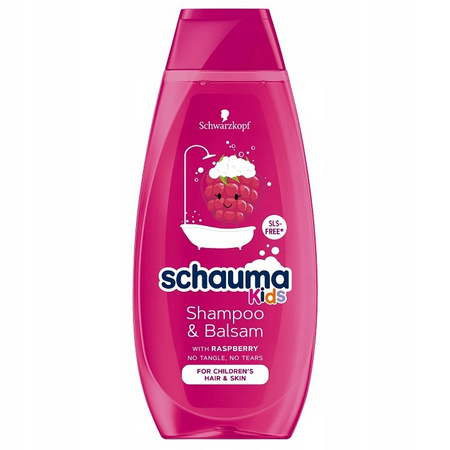 Schauma Kids Szampon Odżywka Włosów Malina 400 x3