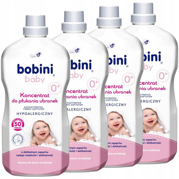 Bobini Baby Koncentrat do Płukania Ubranek 1,8L X4