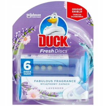Duck Krążek Żelowy do Czyszczenia WC Lawenda 6 szt.