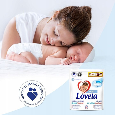 Lovela Hipoalergiczne Kapsułki Prania Koloru 36sztk. x2