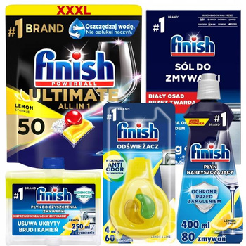 Finish Zestaw Kapsułki Ultimate 50 XL 5 produktów