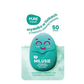 Pure Fresh Milusie Mydło w Listkach dla Dzieci i Dorosłych 50 szt.