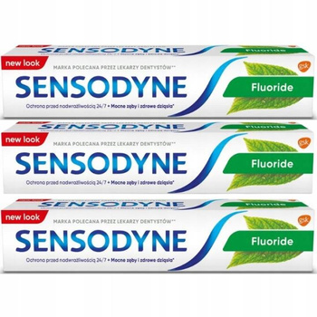 Sensodyne Fluoride Pasta do Zębów 3x75ml