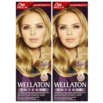 Wellaton Krem Koloryzujący Popielaty Blond 8/1 x2