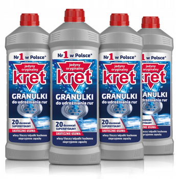 Kret Granulki do Udrażniania Rur 4x800g