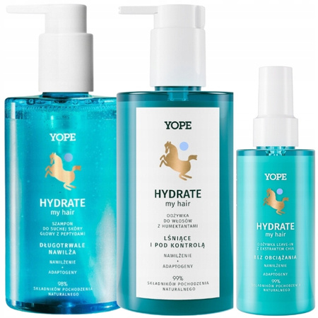 YOPE Hydrate Szampon Odżywka do Suchej Skóry Głowy Zestaw