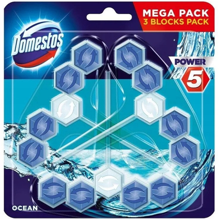 Domestos Power 5 Kostka Toaletowa Ocean 3x55g