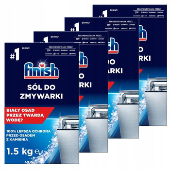 Finish Sól do Zmywarki 4x1,5 kg