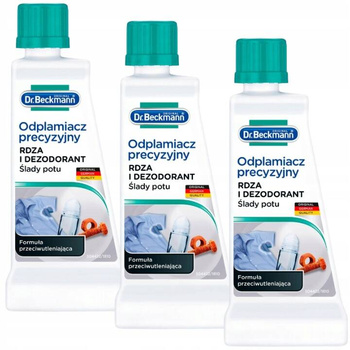 Dr. Beckmann Odplamiacz Rdza, Dezodorant i Pot x3