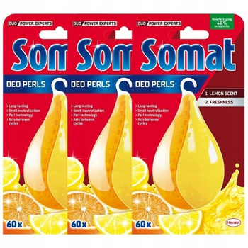 Somat Deo Duo-Perls Lemon Zapach do Zmywarki 3x17g