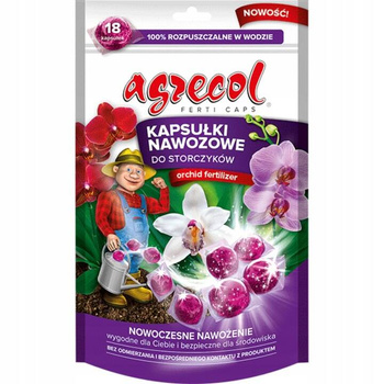 Agrecol Kapsułki Nawozowe do Storczyków 18 szt.
