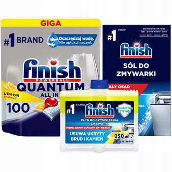 Finish Quantum Kapsułki do Zmywarki Lemon 100 szt