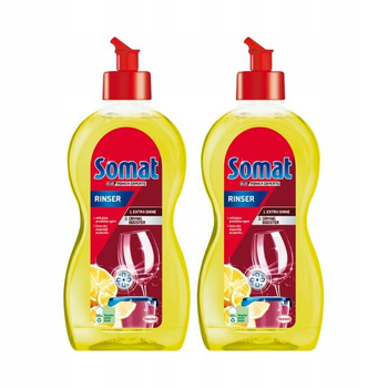 Somat Nabłyszczacz do Zmywarki Lemon 500ml x2