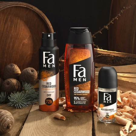Fa Men Dezodorant Zapach Drzewa Cedrowego 150ml