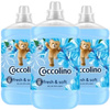 Coccolino Blue Splash Płyn do Płukania Tkanin Fresh & Soft 3x1,7L 204 pr