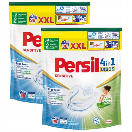 Persil Discs Sensitive Kapsułki do Prania 38szt x2