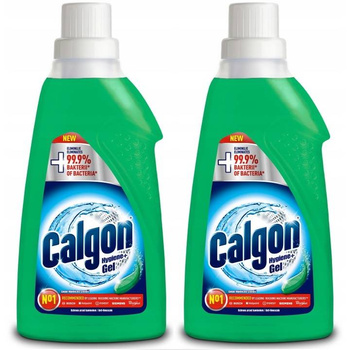 Calgon Hygiene Plus Żel Odkamieniacz Pralki 2x750