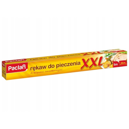 Paclan Rękaw do Pieczenia z Klipsami XXL 5m