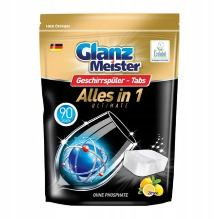 Glanz Meister Tabletki do Zmywarki Lemon 90 szt.