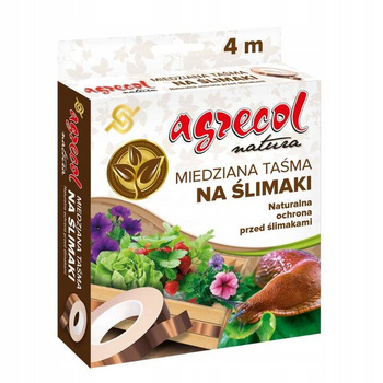 Agrecol Natura Taśma Miedziana na Ślimaki 4 m