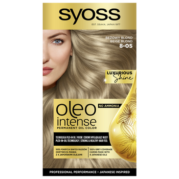 Syoss Oleo Intense Farba 8-05 Beżowy Blond
