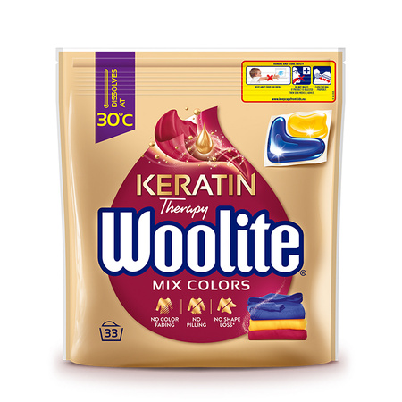 Woolite Kapsułki Prania Color Dark Pro Care 165szt