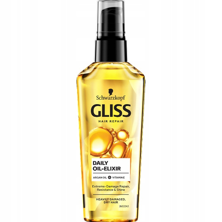 Gliss Oil Nutritive Eliksir do Włosów 75ml