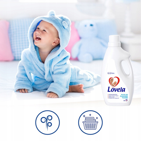 Lovela Hipoalergiczny Płyn do Płukania Tkanin 2 L x3
