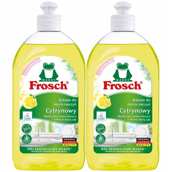 Frosch Eko Cytrynowy Balsam do Mycia Naczyń 2x500ml