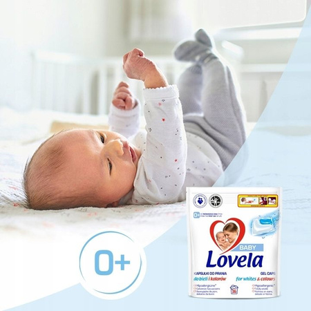 LOVELA Hipoalergiczne Kapsułki Prania Kolor 36 szt