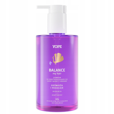 YOPE Balance Szampon Przetłuszczone Włosy 300ml