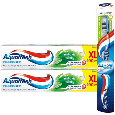 Aquafresh Family Toothpaste pasta do zębów 2x100ml