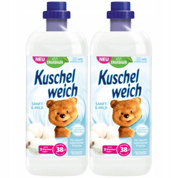 Kuschelweich Sanft & Mild Płyn do Płukania 1L 38pr x2