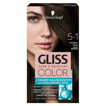 Gliss Color Farba do włosów 5-1Chłodny Brąz