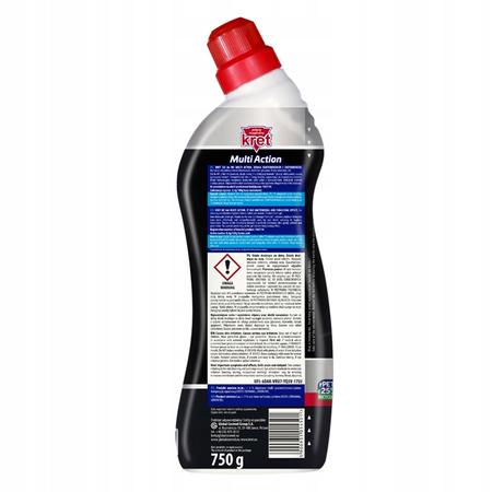 Kret Żel WC Anty Kamień Power Multi Action 750g x2