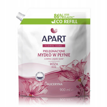 Apart Floral Care Mydło w Płynie Róża Zapas 900ml