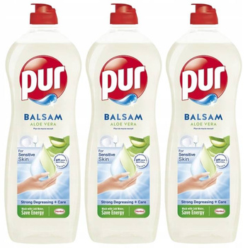 PurBalsam Aloe Vera Płyn do Naczyń 3x750ml