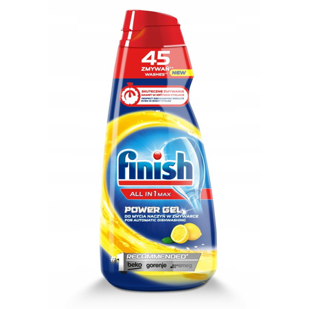 Finish Zero Powergel Żel do Zmywarki Zestaw 3x900 ml