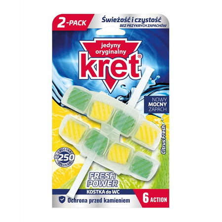 Kret do WC Marine Fresh Citrus Fresh 2x40g x2
