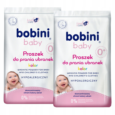 Bobini Baby Proszek do Prania Koloru 1,2KG x2