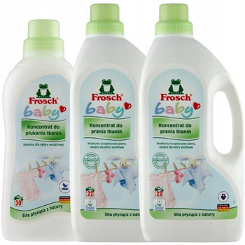 Frosch Baby Koncentrat do Prania do Płukania Ubranek dla Dzieci 3l + 750ml