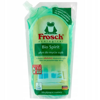 Frosch Płyn Środek do Mycia Szyb i Luster Zapas 1L